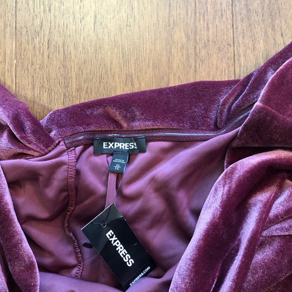 BNWT Express Velvet Party Dress sz XL - Picture 5 of 5